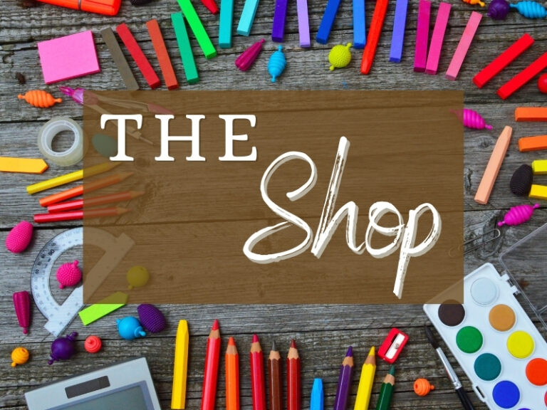 The Shop, It links to my TPT store.