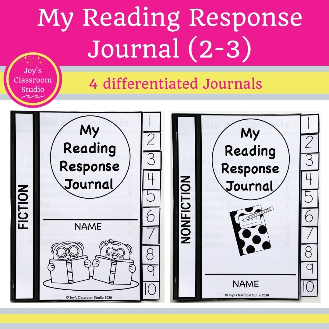 Using Reading Response Journals In The Primary Classroom - Joys ...