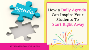 title-How a Daily Agenda Can Inspire Students To Start Right Away