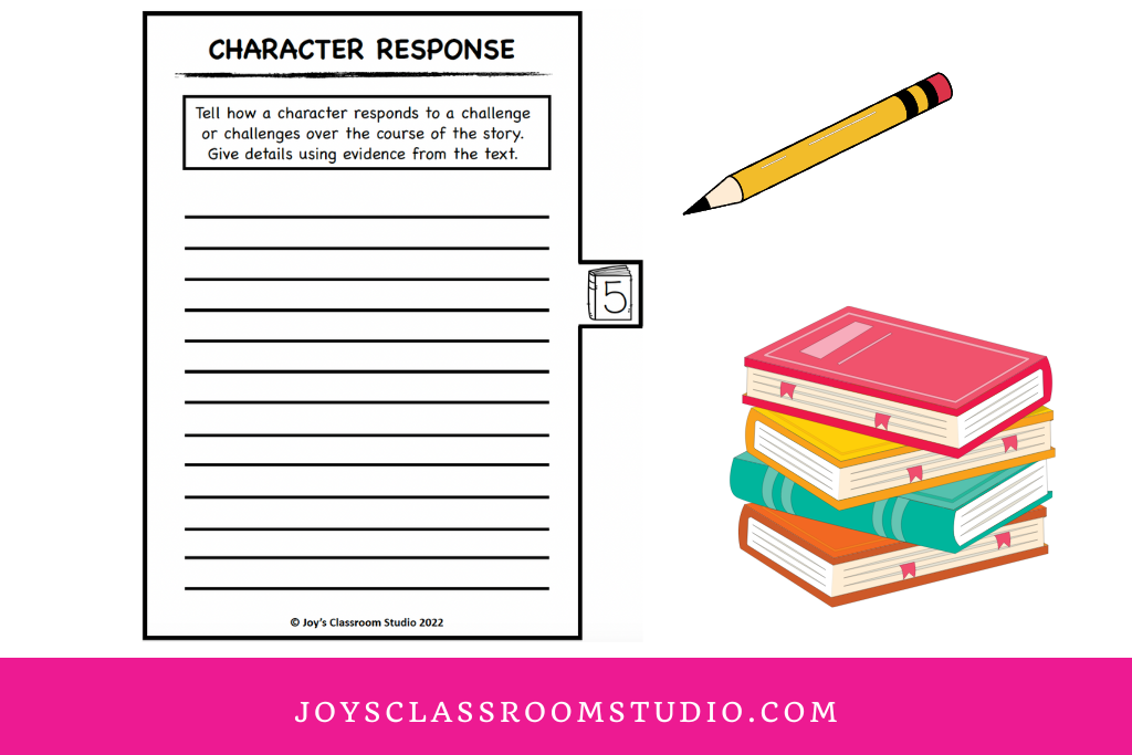 photo of character response page