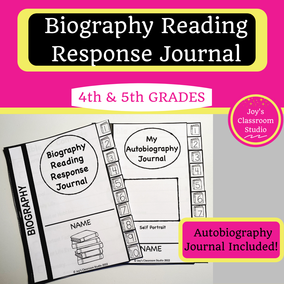 biography reading response questions