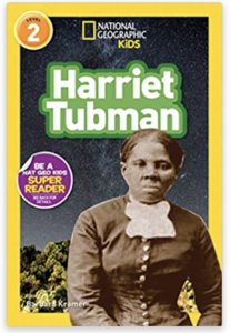 book cover of a book titled "Harriet Tubman"