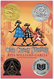 book cover of "One Crazy Summer"