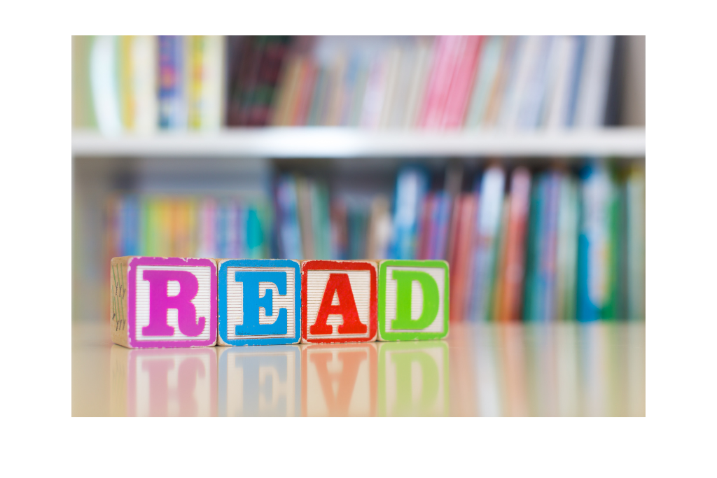 A graphic that says "Read".