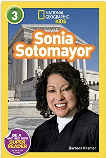 photo of the bookNational Geographic Kids: Sonia Sotomayor