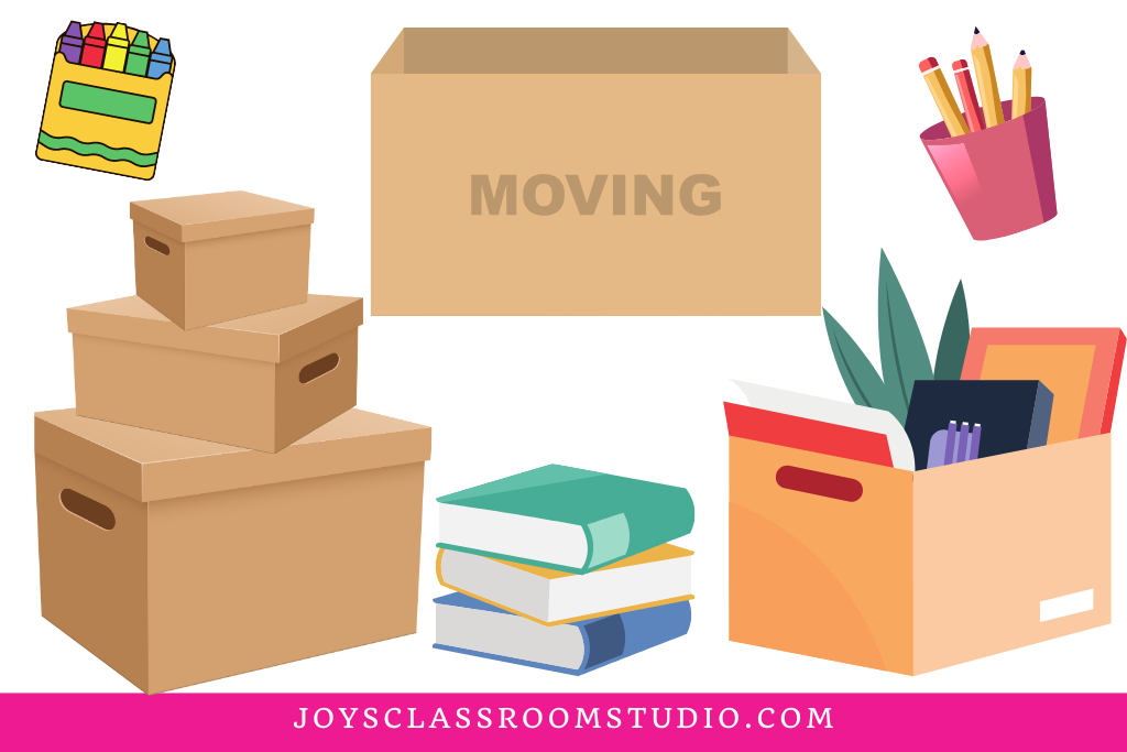 clip art with moving boxes