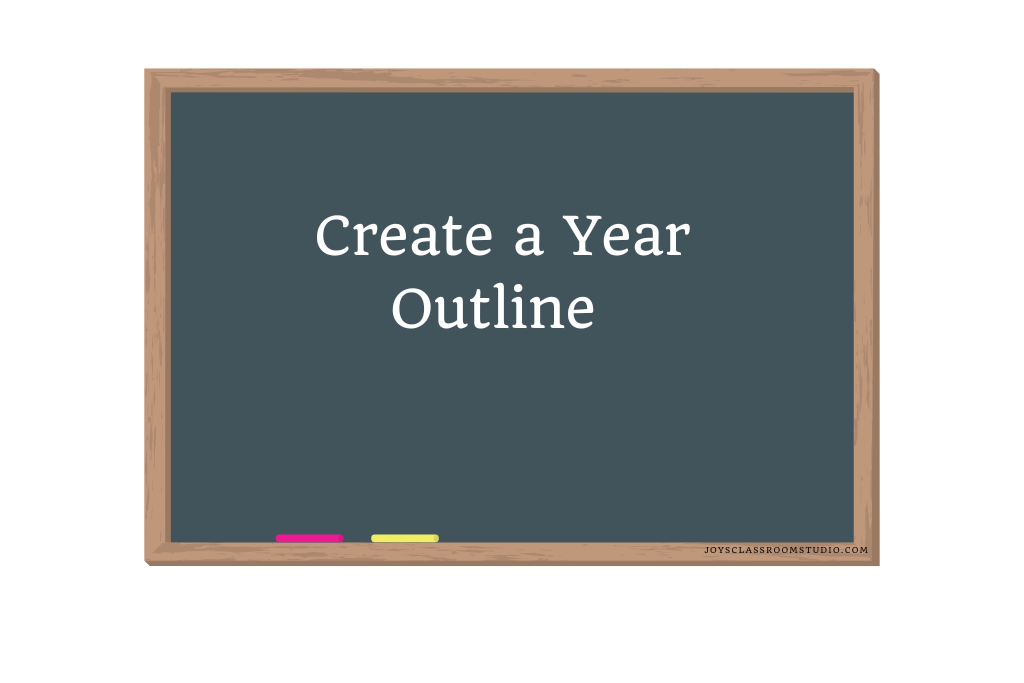 Create a Year Outline
