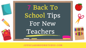 7 Back To School Tips For New Teachers