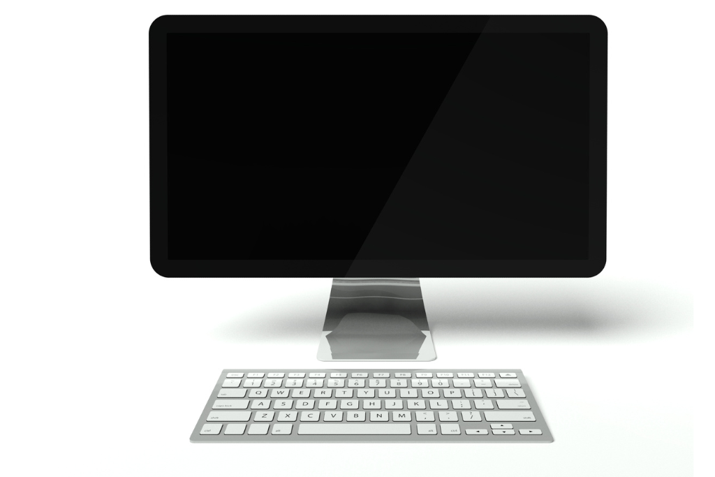 photo of a desk top computer